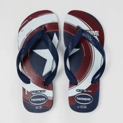 Unisex Kids' Top Marvel Logomania Flip Flops