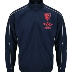Unisex Kids Travel Jacket Bournemouth 2025 2026 Long Sleeve Full Zip Licensed Rain Anorak
