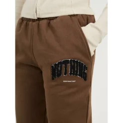 Varsity Boucle Jogger Brown