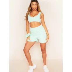 Velour Casual Shorts