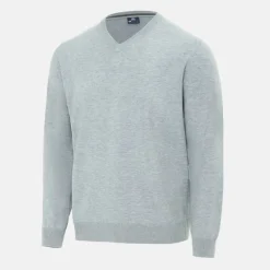 V Neck Classic Knitted Sweater Men