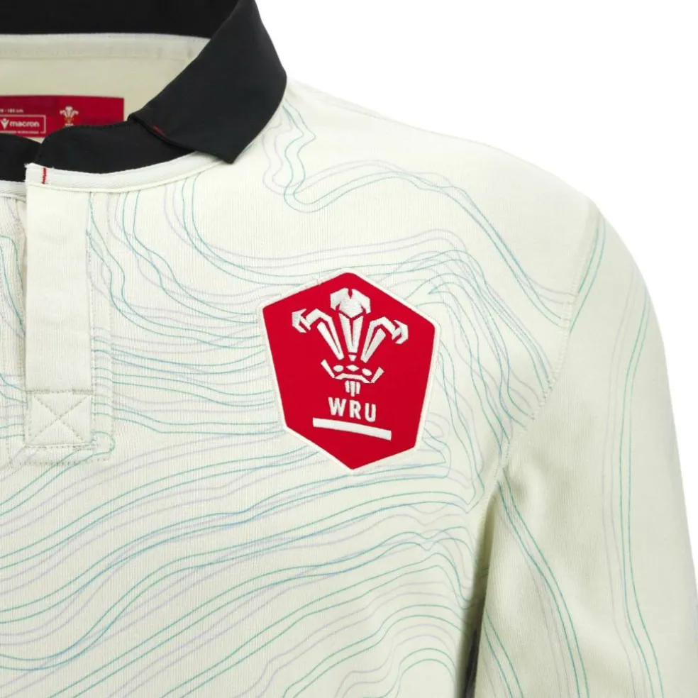 Wales Rugby Away Long Sleeve Shirt 2025 2026 Adults