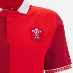 Wales Rugby Home Polo Shirt 2025 Womens