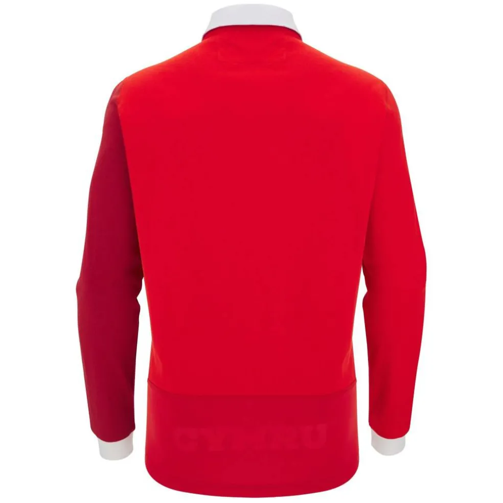 Wales Rugby Long Sleeve Home Shirt 2025 Adults