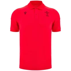 Wales Rugby Travel Polo Shirt 2025 Adults