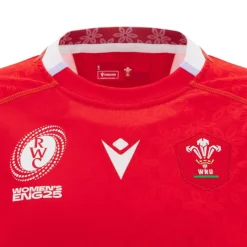 Wales Rugby Union World Cup Home Shirt 2025 Womens