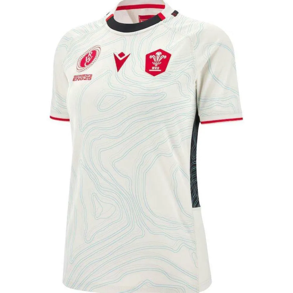Wales Rugby World Cup Away Shirt 2025 Womens
