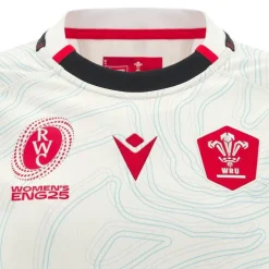 Wales Rugby World Cup Away Shirt 2025 Womens
