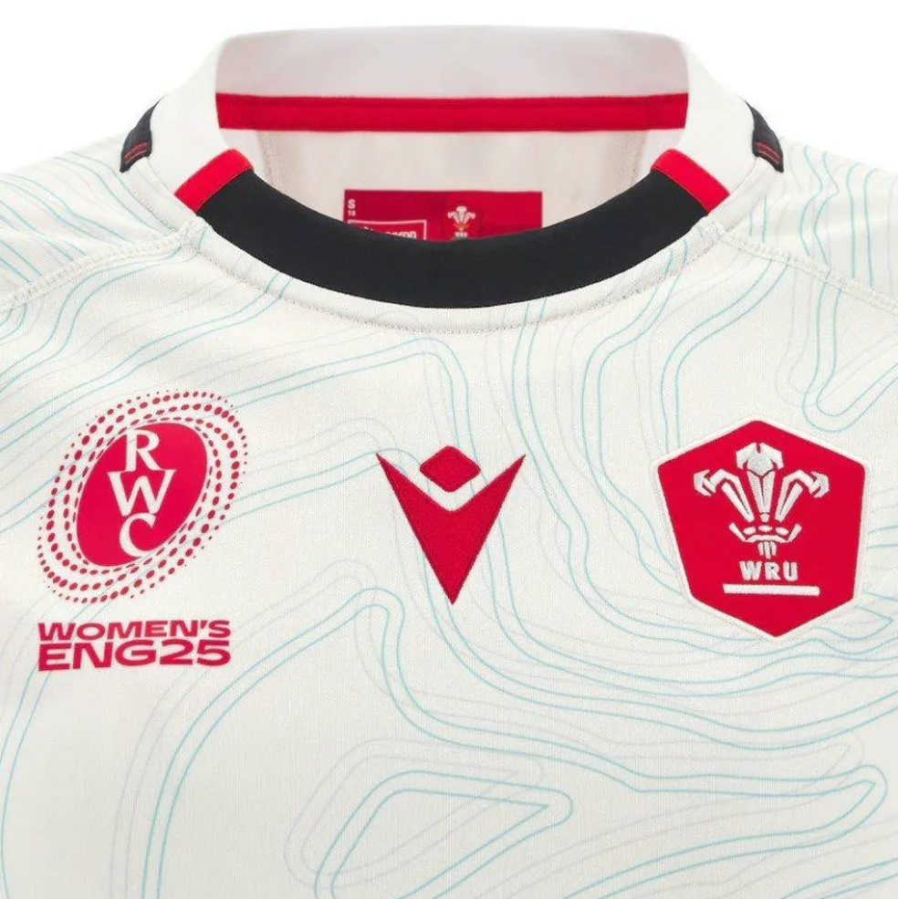 Wales Rugby World Cup Away Shirt 2025 Womens