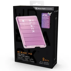 WD_BLACK P10 (Pink) 2TB Game Drive Portable External Hard Drive