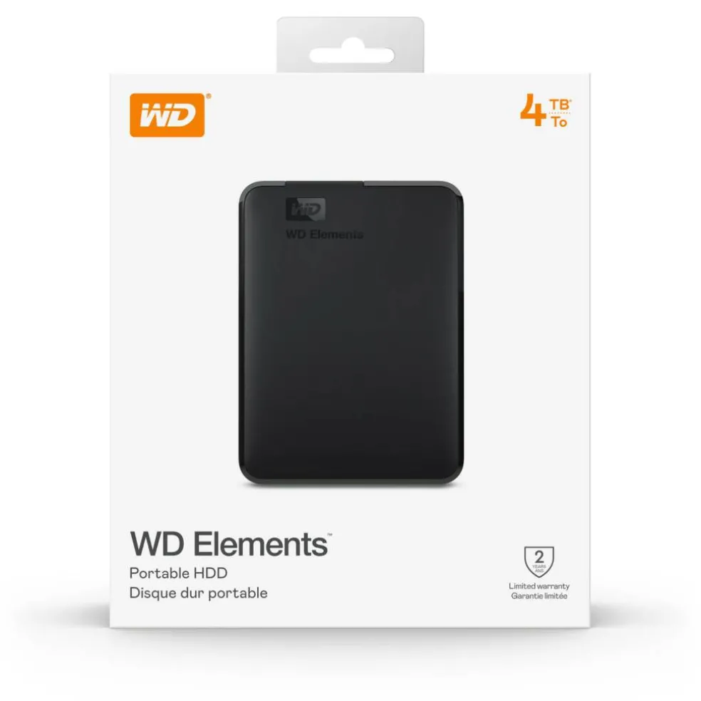 WD 4TB Portable External Hard Drive