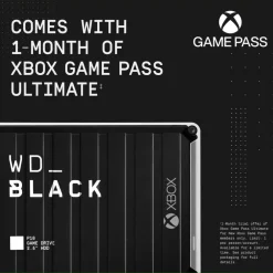 WD 4TB Portable Gaming Hard Drive - Includes 1 month Xbox Pass Ultimate