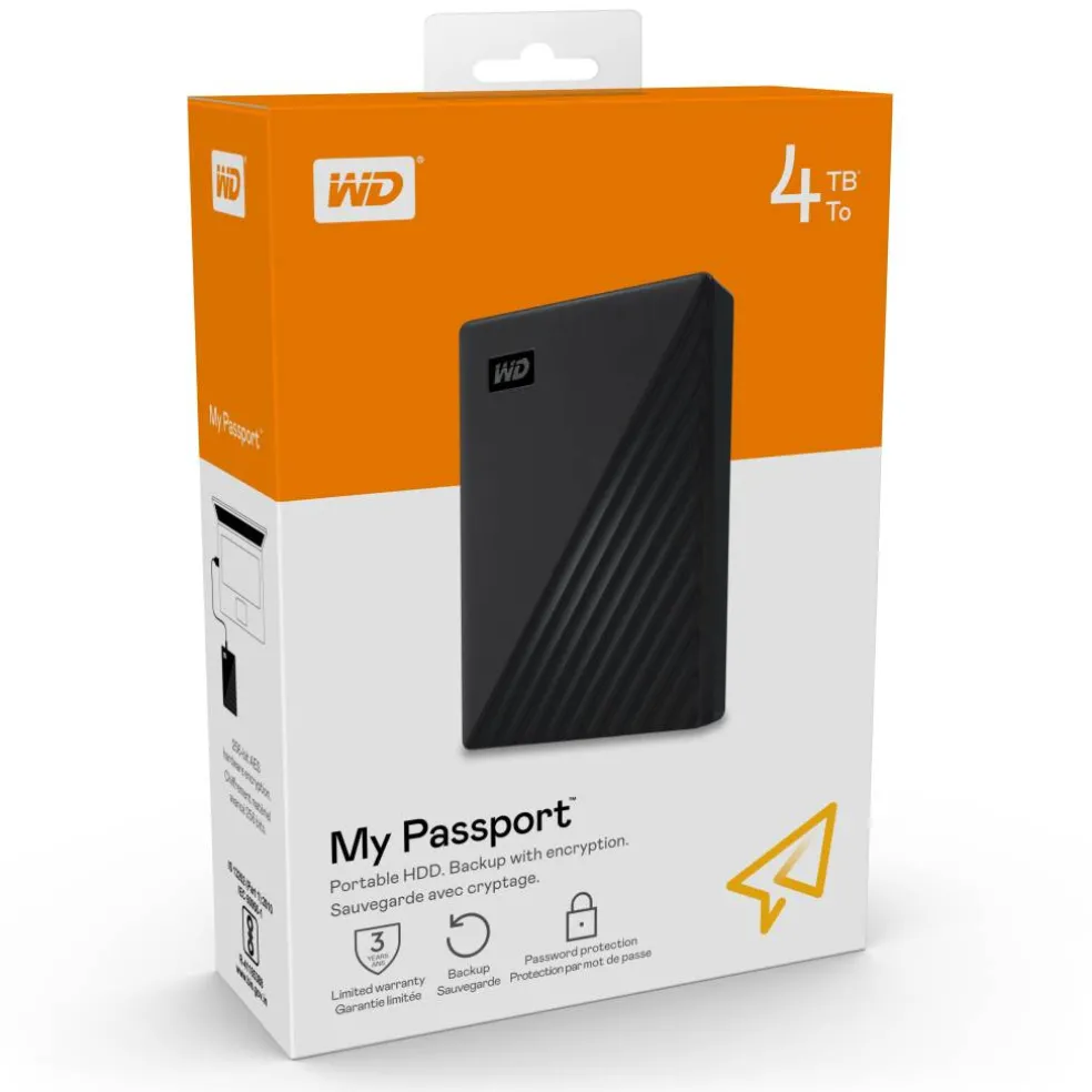 WD 5TB Portable Hard Drive WDBPKJ0050BBK-WESN
