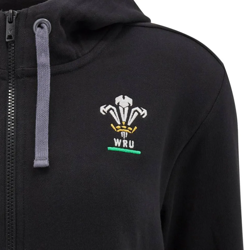 Welsh Rugby Union Zip Hoodie 2024 Womens