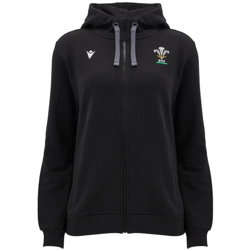 Welsh Rugby Union Zip Hoodie 2024 Womens