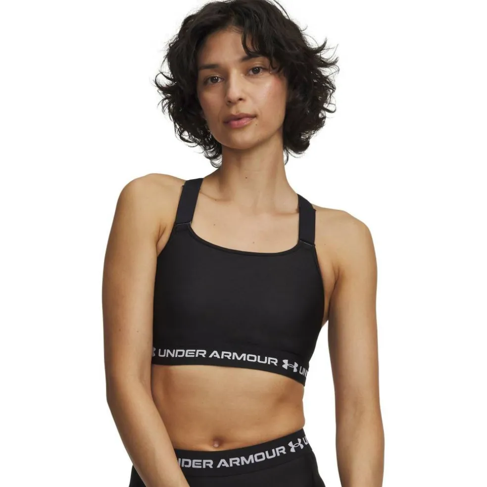 Womens HeatGear® Crossback High Impact Sports Bra