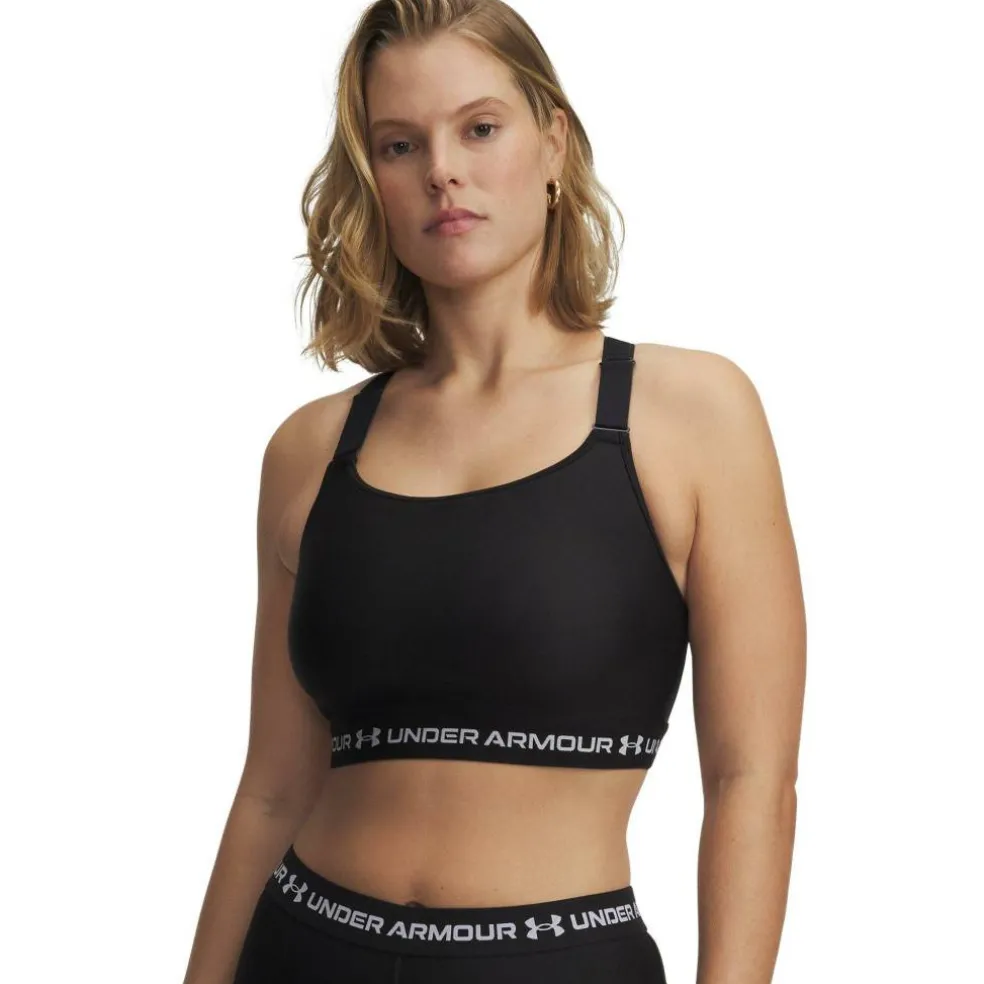 Womens HeatGear® Crossback High Impact Sports Bra