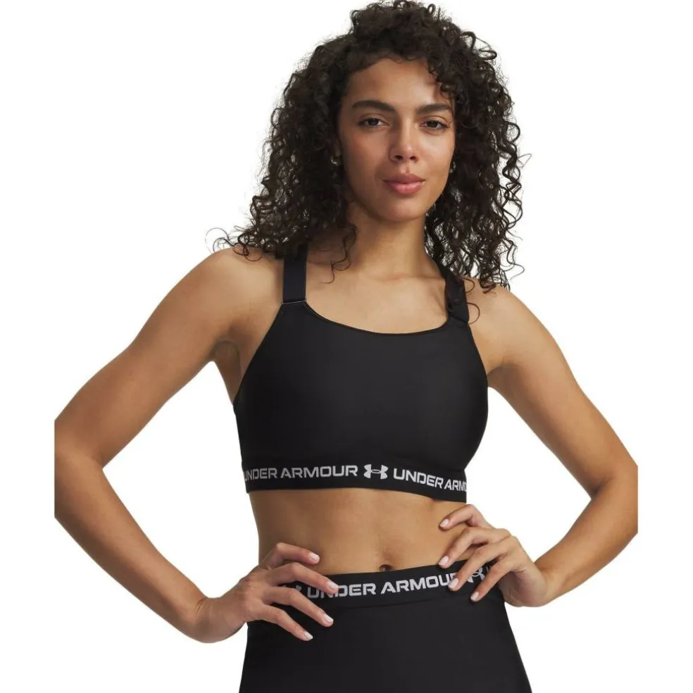 Womens HeatGear® Crossback High Impact Sports Bra