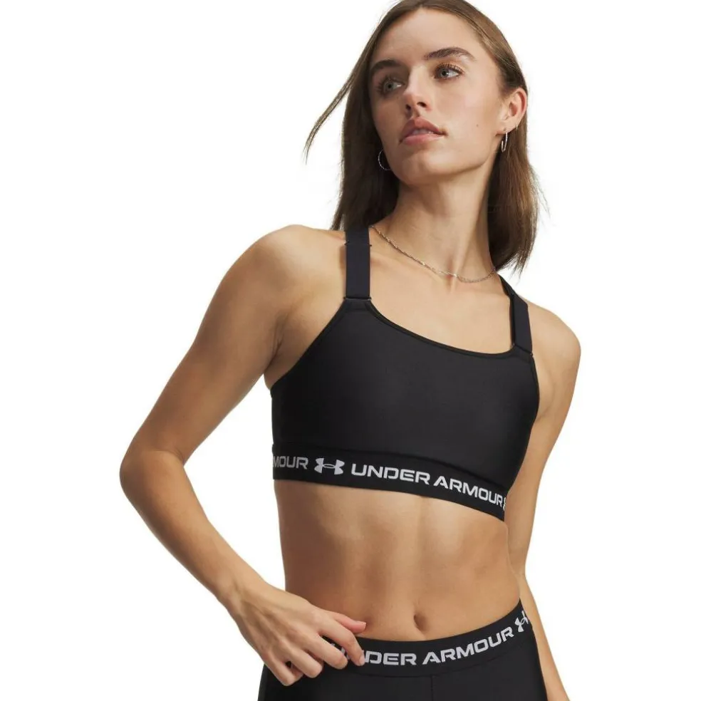 Womens HeatGear® Crossback High Impact Sports Bra