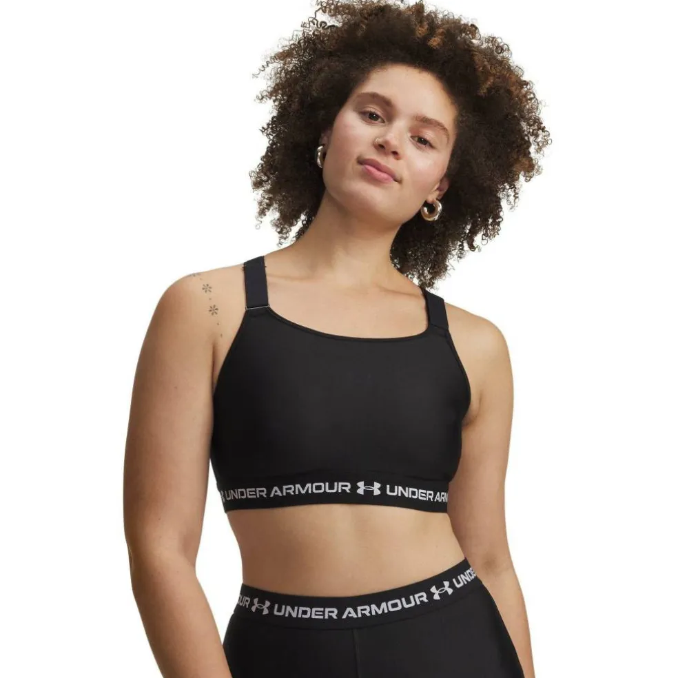 Womens HeatGear® Crossback High Impact Sports Bra
