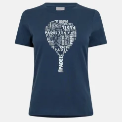 Women's Padel Typo Short Sleeve Performance T-Shirt