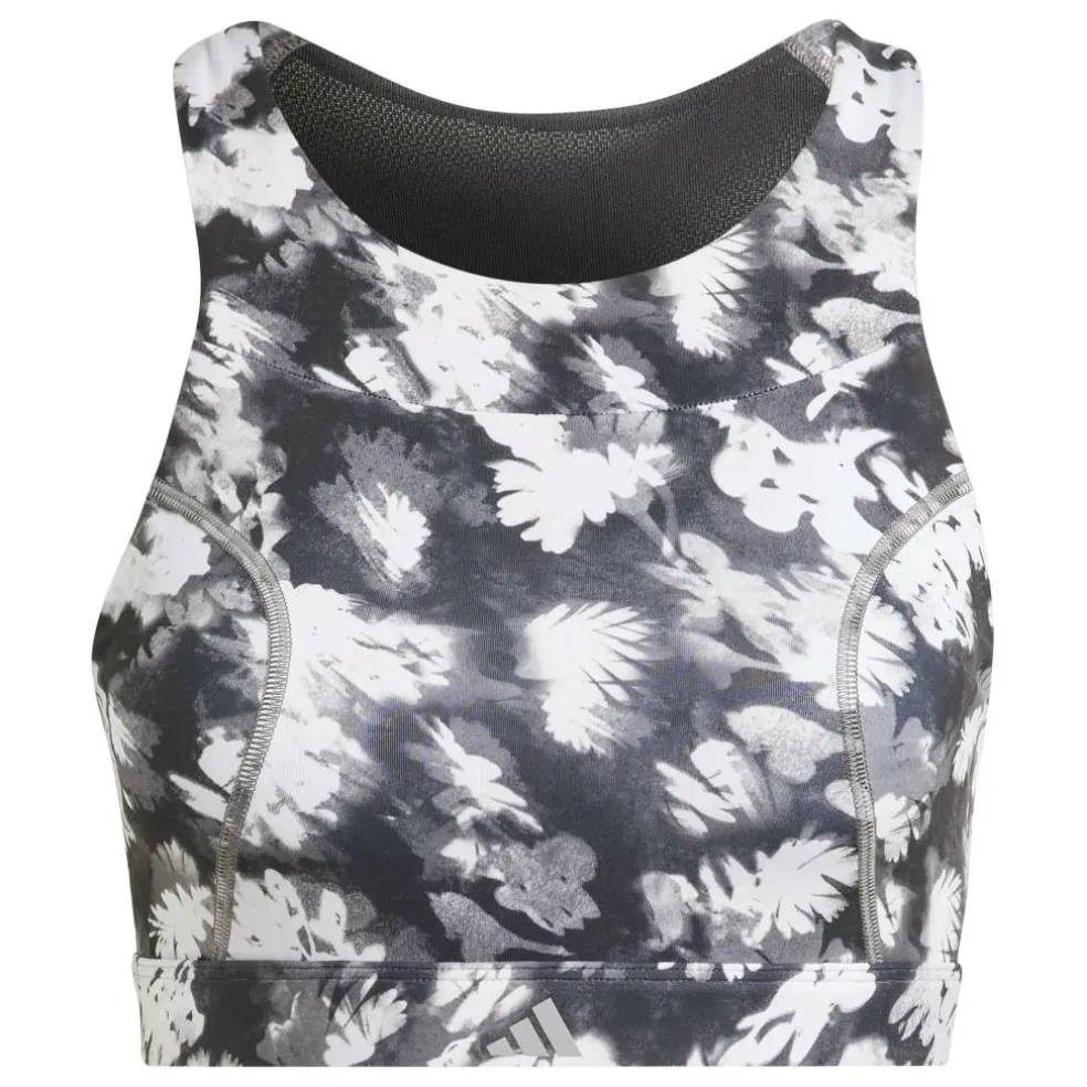 Women's Run All Over Print Medium Impact Sports Bra