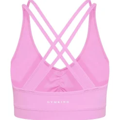 Womens Scrunch Bubblegum Pink Low Impact Sports Bra
