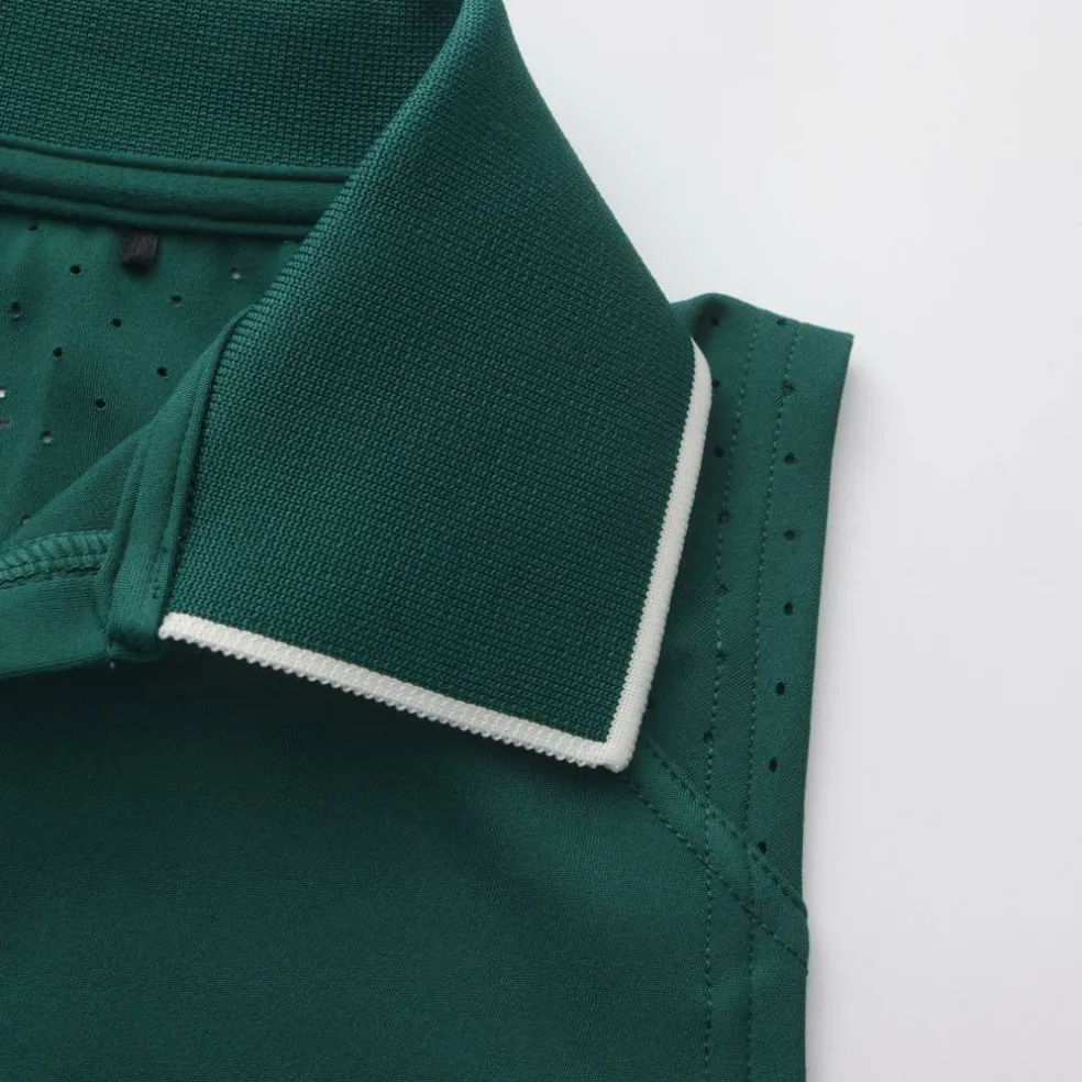 Women's Sleeveless Polo Neck Performance Vest