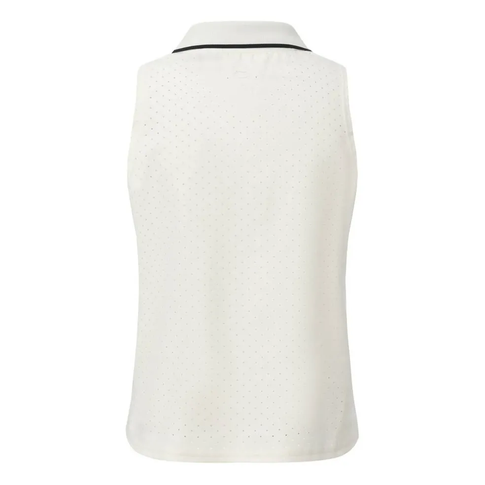 Women's Sleeveless Polo Neck Performance Vest