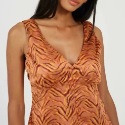 Women's Abstract Wrap Dress