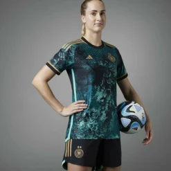 Womens adidas Germany Authentic Away Shirt 2023