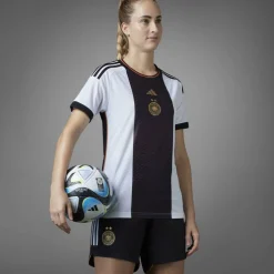 Womens adidas Germany Authentic Home Shirt 2022