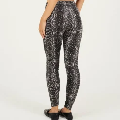 Womens All Over Snake Print Leggings