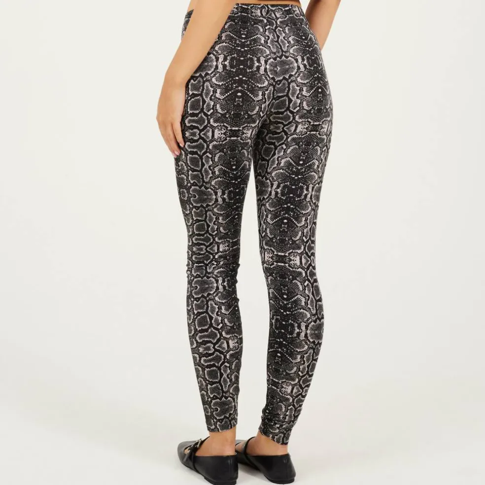 Womens All Over Snake Print Leggings