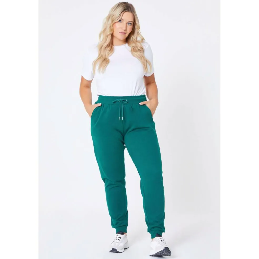 Women's Basic Open Hem Fleece Joggers
