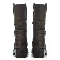 Women's Beckette Khaki Nubuck Flat Ankle Boots