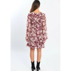 Women's Bell Sleeve Mini Dress