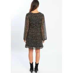 Women's Bell Sleeve Mini Dress