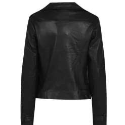 Women's Biker Long Sleeve Leather Jacket