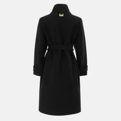 Women's Billie Belted Long Sleeve Mid-Length Overcoat