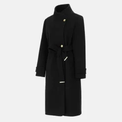 Women's Billie Belted Long Sleeve Mid-Length Overcoat