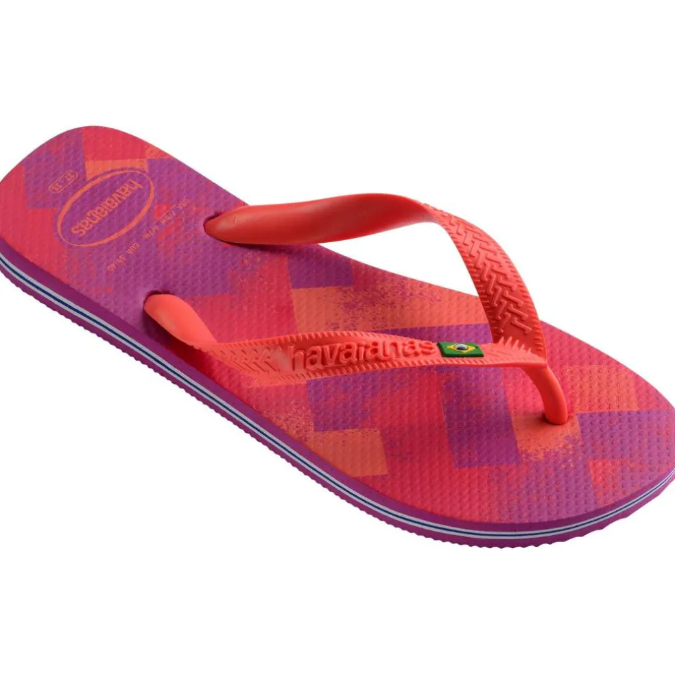 Women's Brasil Fresh Black Flip Flops