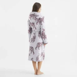 Women's Burnout Fluffy Dressing Gown