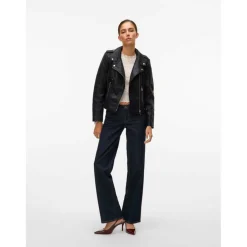 Women's Coated Faux Leather Jacket
