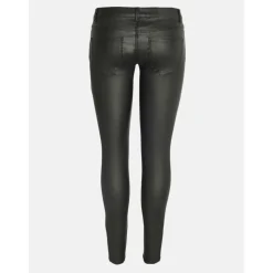 Women's Coated Skinny Trousers