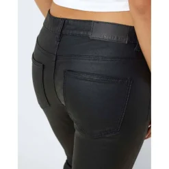 Women's Coated Skinny Trousers