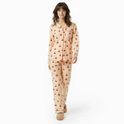 Women's Cotton Long Sleeve Pyjama Set