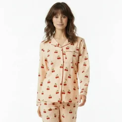 Women's Cotton Long Sleeve Pyjama Set