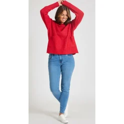Women's Crew Neck Pocket Jumper