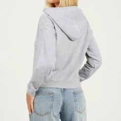 Womens Cropped Hooded Sweatshirt